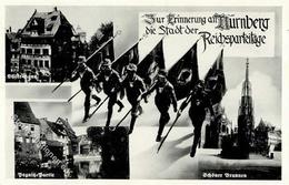 Reichsparteitag Nürnberg (8500) WK II 1936 Ansichtskarte I-II (Klebereste RS) - Oorlog 1939-45