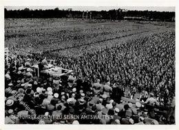 Reichsparteitag Nürnberg (8500) WK II Hitler Sprich Zu Seinen Amtswaltern I-II (Eckbug) - Oorlog 1939-45