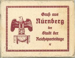Reichsparteitag Nürnberg (8500) WK II Leporello Mit 10 Fotos 9 X 6,5 Cm I-II - Guerra 1939-45