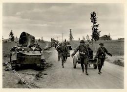 SS WK II Gebirgsdivision Nord In Karelien Zwischen Talla Und Allakurti Foto AK I-II - Guerra 1939-45