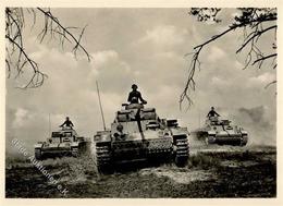 SS WK II Unsere Waffen SS Panzereinheit Foto AK I-II - Guerra 1939-45