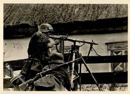 SS WK II Unsere Waffen SS Sowjet Widerstandsnest Wird Niedergekämpft Foto AK I-II - Guerra 1939-45