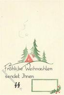 SS WK II Weihnacht Im Feld  Kartenbrief I-II - Guerra 1939-45