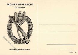 WHW WK II - DRESDEN TAG Der WEHRMACHT (1942) - INFANTERIE-STURMABZEICHEN I - Weltkrieg 1939-45