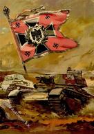 Panzer (WK II) WK II Sign. Mundorff, Viktor  Künstlerkarte I-II Réservoir - Weltkrieg 1939-45