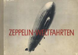 Sammelbild-Album Zeppelin Weltfahrten 1933 Bilderstelle Lohse Kompl. II (Einband Fleckig) Dirigeable - Guerra 1939-45