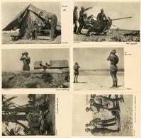 WK II Afrikakorps Lot Mit 8 Foto-Karten Sign. Schlösser, H. I-II (keine Ak-Einteilung) - Guerra 1939-45