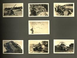WK II Album Meine Dienstzeit Mit über 80 Fotos Lose Und Eingeklebt I-II - Guerra 1939-45