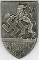 WK II Anstecknadel NSDAP Kreistag Chemnitz 1933 I-II - Guerra 1939-45
