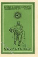 WK II Dokumente - Grundschein DLRG BERLIN - Mit Lichtbild 1937 I - Guerra 1939-45