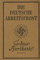 WK II Dokumente - JAHRES-SPORTKARTE Der Deutschen Arbeitsfront Mit Lichtbild Und Beitragsmarken 1941/42 I-II - Guerra 1939-45