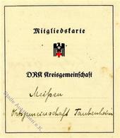WK II Dokumente - Mitgliedskarte DRK-Kreisgemeinschaft MEIßEN 1940 I-II - Guerra 1939-45