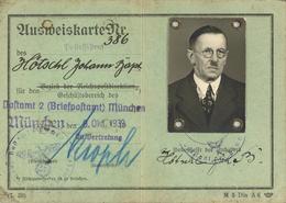 WK II Dokumente Ausweiskarte Des Postassistenten II - Weltkrieg 1939-45