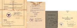WK II Dokumente Nachlass Von Feldwebel Richter, Emil Jagdgeschwader 77 Lot Mit  Besitzurkunde Bulgarische Medaille In Si - Weltkrieg 1939-45