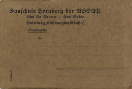 WK II Hornberg (7746) Gauschule Der NSDAP Leporello Mit 18 Ansichten I-II (Umschlag Beschädigt) - Weltkrieg 1939-45