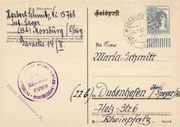 WK II Nachkrieg Internierungslager Moosburg Gefangenenpost I-II - Weltkrieg 1939-45