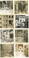 WK II Nürnberg (8500) Lot Mit 28 Fotos Und 13 Negative Von Fliegerschäden 1942 I-II - Guerra 1939-45