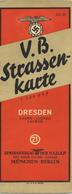 WK II V. B. Straßenkarte Dresden Sagan Luckau Lauban Zentralverlag Der NSDAP Franz Eher Nachf. II - Weltkrieg 1939-45