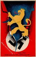 Antipropaganda WK II Untergang Vom 1000 Jährg. Reich WK II Künstlerkarte I-II - Guerra 1939-45