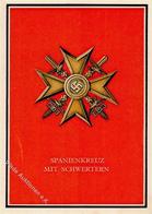 Orden WK II Spanienkreuz Mit Schwertern Ansichtskarte  I-II - Weltkrieg 1939-45