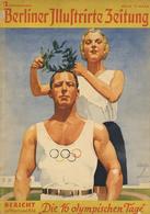 Buch WK II Berliner Illustrierte Zeitung 2. Sonderheft Die 16 Olympischen Tage Titelbild Sign. Hohlwein, Ludwig Verlag U - Guerra 1939-45