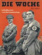 Buch WK II Die Woche Schlußbericht Vom Reichsparteitag 1936 Verlag Scherl 40 Seiten Viele Abbildungen II - Guerra 1939-45