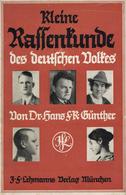 Buch WK II Kleine Rassenkunde Des Deutschen Volkes Günther, Hans F. K. Dr. 1935 Verlag J. F. Lehmann 153 Seiten Mit 100  - Weltkrieg 1939-45