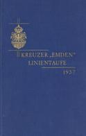 Buch WK II Kreuzer Emden Linientaufe 1937 44 Seiten Viele Abbildungen II - Weltkrieg 1939-45