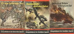 Buch WK II Lot Mit 40 Heften Kriegsbücherei Der Deutschen Jugend Heft 81 - 120 Kompl. Verlag Steiniger Div. Abbildungen  - Guerra 1939-45