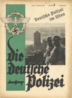 Buch WK II SS Zeitschrift Die Deutsche Polizei Nr. 3 Februa 1941 Hrsg. Reichsführer SS 31 Seiten Sehr Viele Abbildungen  - Guerra 1939-45