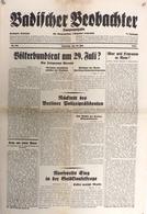 Buch WK II Zeitungen Badischer Beobachter Badisches Kampfblatt Partie Mit über 50 Zeitungen 1932-35 Schlechter Zustand I - Guerra 1939-45