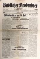 Buch WK II Zeitungen Badischer Beobachter Badisches Kampfblatt Partie Mit über 50 Zeitungen 1932-35 Schlechter Zustand I - Weltkrieg 1939-45