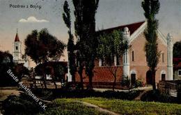 Synagoge Bojna Slowakei Ansichtskarte I-II (Marke Entfernt, Abgestoßen) Synagogue - Giudaismo