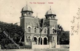 Synagoge Durban Südafrika Ansichtskarte I-II Synagogue - Giudaismo