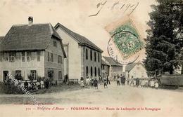 Synagoge Fussemagne Frankreich Ansichtskarte I-II (fleckig) Synagogue - Giudaismo