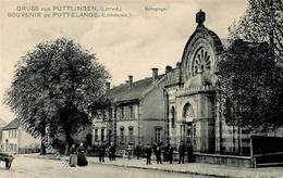 Synagoge Püttlingen Frankreich Ansichtskarte 1908 I-II (Stauchung) Synagogue - Giudaismo