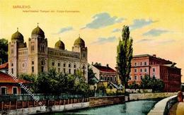 Synagoge Sarajevo Bosnien Herzegowina Ansichtskarte I-II Synagogue - Giudaismo