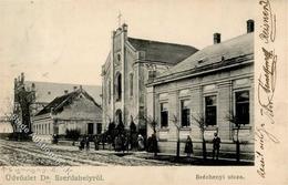 Synagoge Szerdahely Ungarn Ansichtskarte I-II (Marke Entfernt) Synagogue - Judaika
