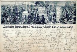 Judaika Berlin (1000) Juden Kultur Deutsches Wirthshaus I, Emil Bodeck 1899 I-II Judaisme - Giudaismo