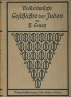 Judaika - BUCH -VOLKSTÜMLICHE GESCHICHTE Der JUDEN- 609 Seiten, Breslau 1888 I-II Judaisme - Judaika