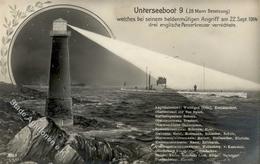 U-Boot Unterseeboot U 9 I-II - Krieg