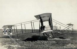 Sanke, Flugzeug Nr. 280 M. Farman Doppeldecker Foto AK I-II Aviation - 1914-1918: 1a Guerra