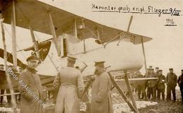 Flugzeuge WK I Heruntergeschossener Englischer Flieger  Foto AK 1916 I-II Aviation - 1914-1918: 1. Weltkrieg