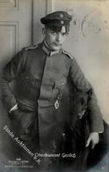 Sanke, Pilot Nr. 388 Gerlich Oberleutnant Foto AK 1917 I-II - Guerra 1914-18