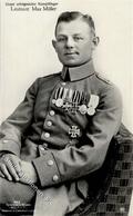 Sanke, Pilot Nr. 552 Müller, Max Leutnant Foto AK I- - Weltkrieg 1914-18