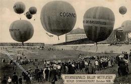 Ballon Schmargendorf (1000) Internationales Ballon Wettfliegen 1908 I-II - Globos