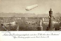 Zeppelin Konstanz (7750) Z III Fahrt Der Reichstagsmitglieder Bodensee I-II Dirigeable - Zeppeline