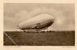 Zeppelin Landung Der Sachsen Sonderstempel 1914 I-II Dirigeable - Aeronaves