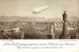 ZEPPELIN - Fahrt Der Reichstagsmitglieder Mit Dem Z III über Dem Bodensee I - Dirigibili