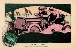 Oldtimer A Toute Allure Sign. Butteri, A. Künstlerkarte I-II - Altri & Non Classificati